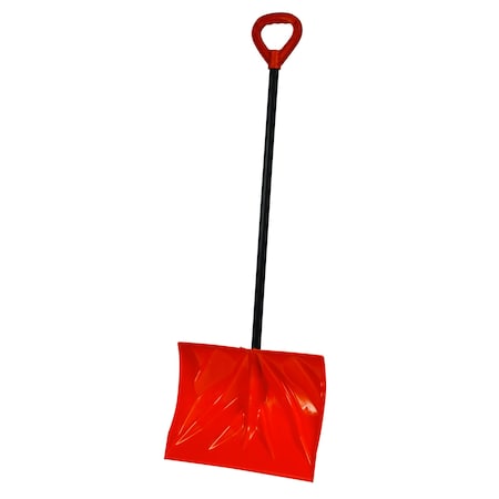 Emsco Group 18in Combination Snow Shovel, Multi-Use Blade Dozer Design with Metal Handle 1197-1